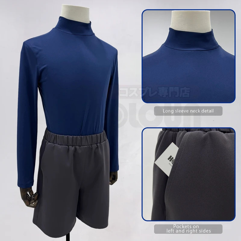 Cosplay Anime Killua Zoldyck - CyHunter アニメキルア・ゾルディックコスプレ衣装 Tシャツショーツ Cos 会議日常着クリスマス新年ギフト
