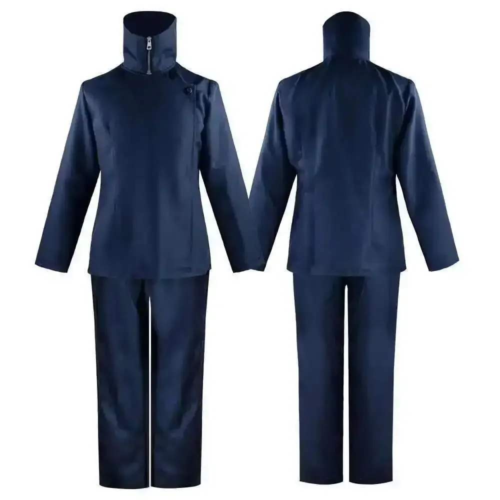 Jujutsu Kaisen Uniform - 2026年新作アニメスクールトップ、海軍のタトゥーパンツ、呪術制服、パーティーコスチューム、犬巻ハロウィン、虎杖ウィッグ、コスプレ
