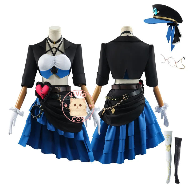 Anime Cosplay Girl Name - ABC123 アイデンティティ・イン・ザ・ダーク ガール ステラ デーモン ポリス