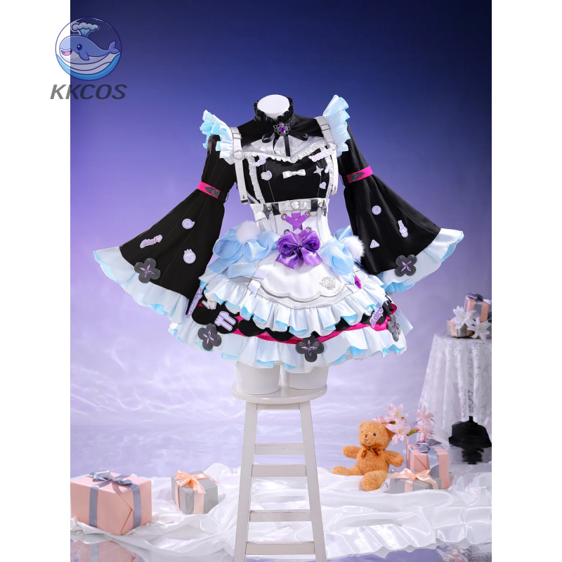Anime Cosplay Youtuber - コスプレシリーズ：バーチャルYouTuber-EnnaAlouette（堕天使）コス衣装/アクセサリー コスプレ衣装 コスプレスイートコスチューム KKcos