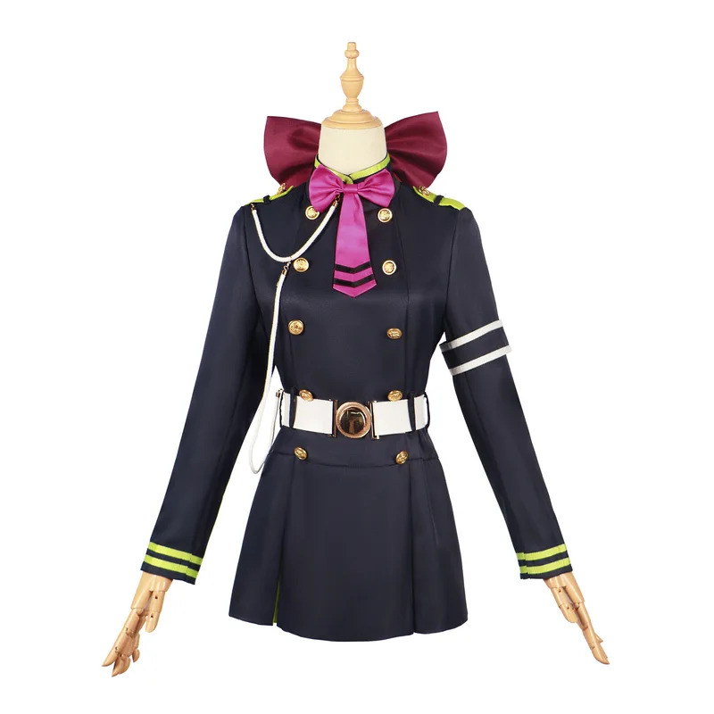 Anime Cosplay Jepang - アニメ日本 オワリのセラフ オワリのセラフ 桜庭しのあ コスプレ衣装 パープル制服