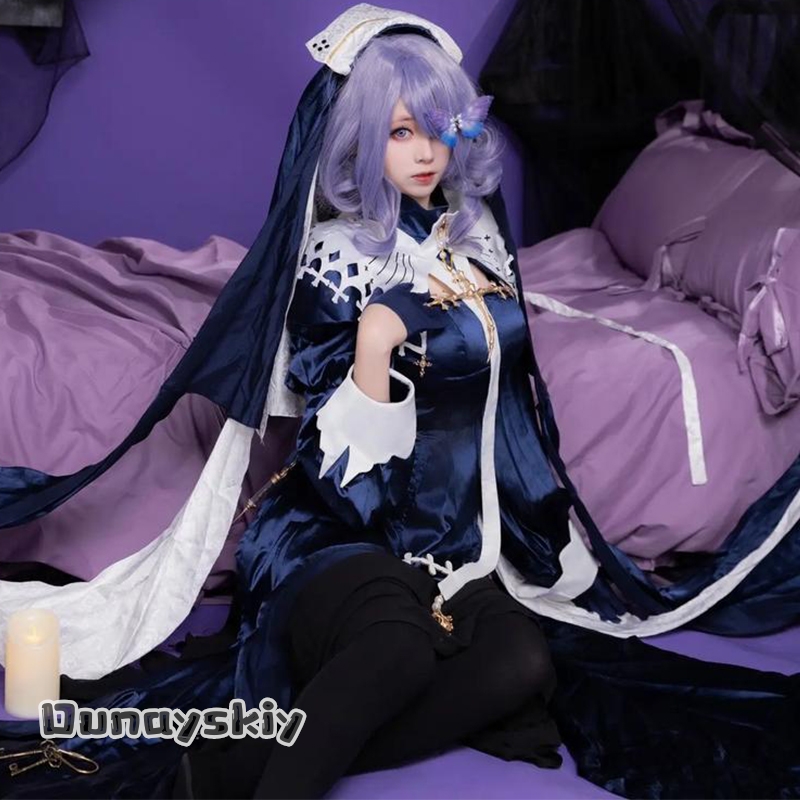 Anime Cosplay Characters - アニメゲーム衣装 アークナイツ ウィスパレイン 隠れ隠者のコスプレ衣装 アニメゲームキャラクター ロールプレイ衣装