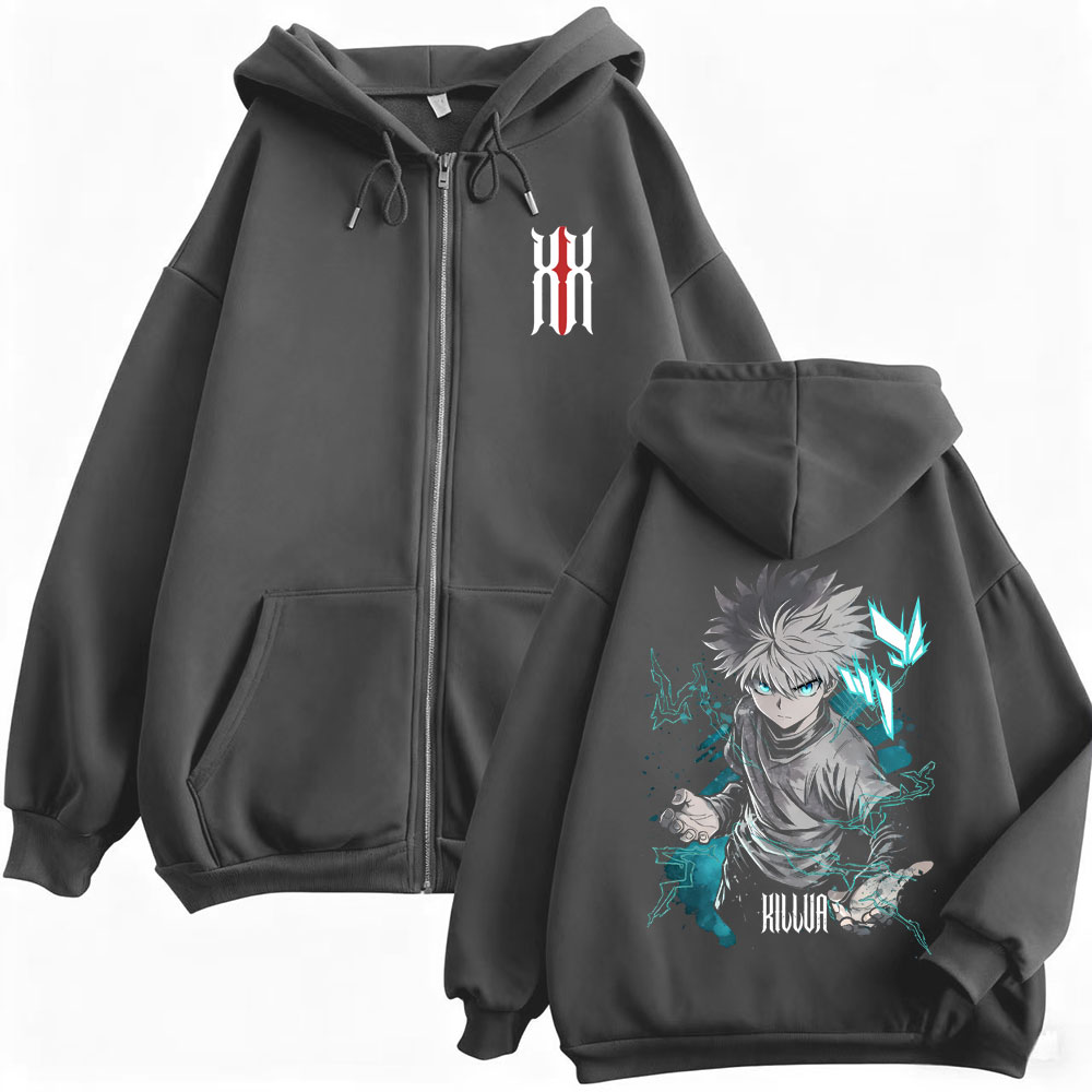 アニメハンター × ハンターキルア・ゾルディックグッズジッパ - Cosplay Anime Killua Zoldyck のレビューと価格