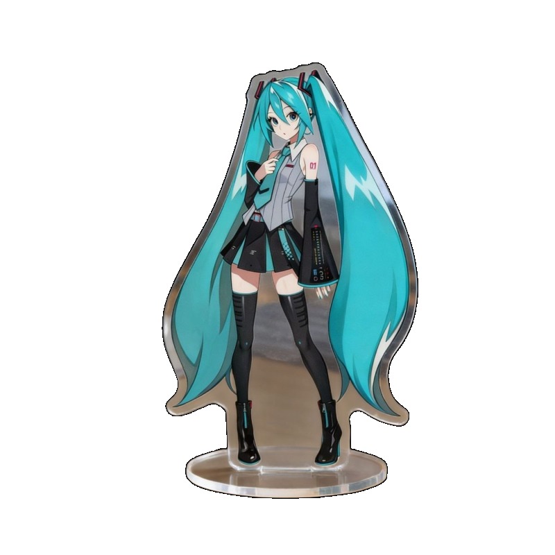 初音ミク 10 センチメートルアクリルスタンドかわいいアニメ - Anime Cosplay Characters のレビューと価格