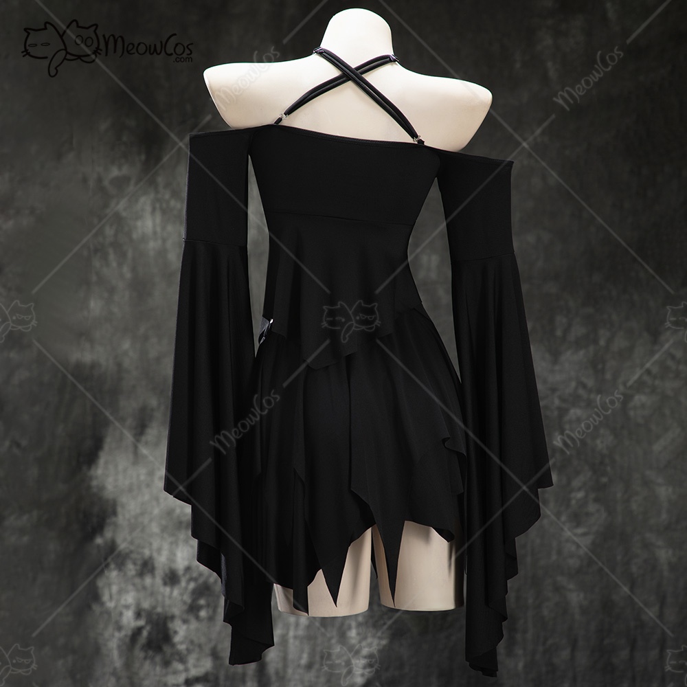 MEOWCOS レディース ゴシック ブラック トップ スカ - Anime Cosplay Com のレビューと価格
