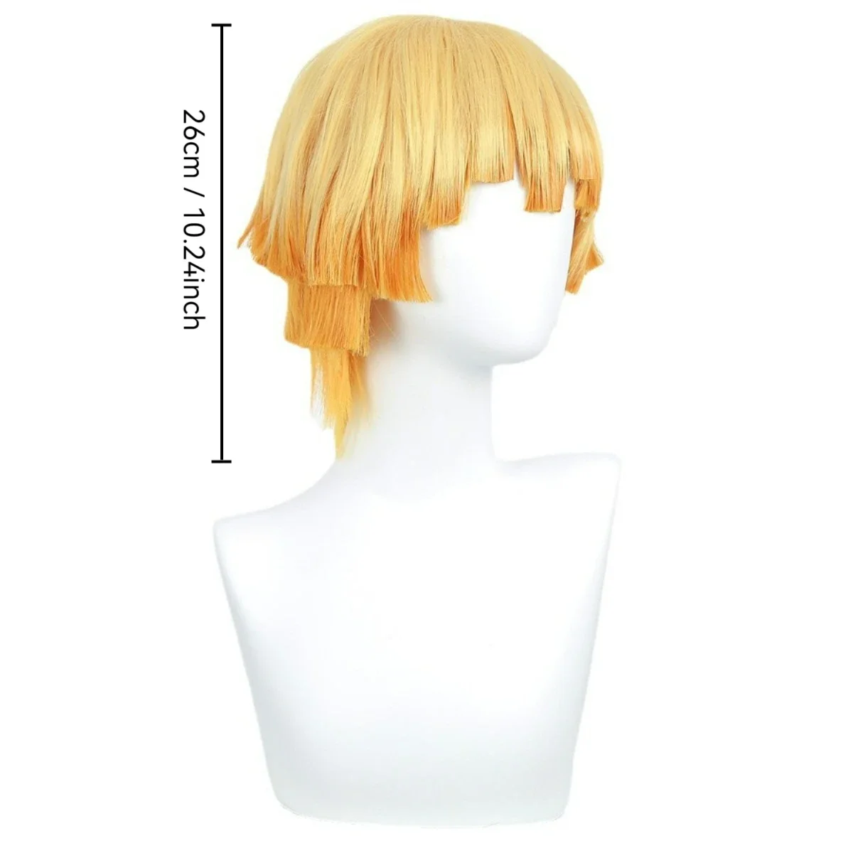 Zenitsu アニメコスプレウィッグショートイエローウィッ - Cosplay Anime Zenitsu のレビューと価格