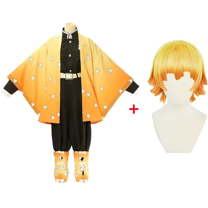 2026 アニメ悪魔ハンター我妻善逸コスプレ衣装女性着物制服 - Cosplay Anime Zenitsu のレビューと価格