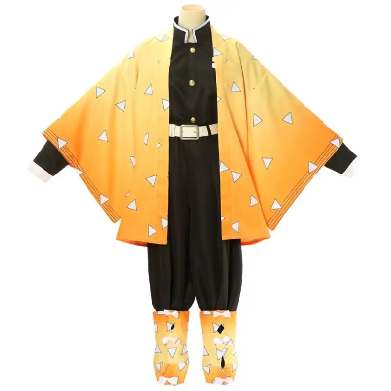 2026 アニメ悪魔ハンター我妻善逸コスプレ衣装女性着物制服 - Cosplay Anime Zenitsu のレビューと価格