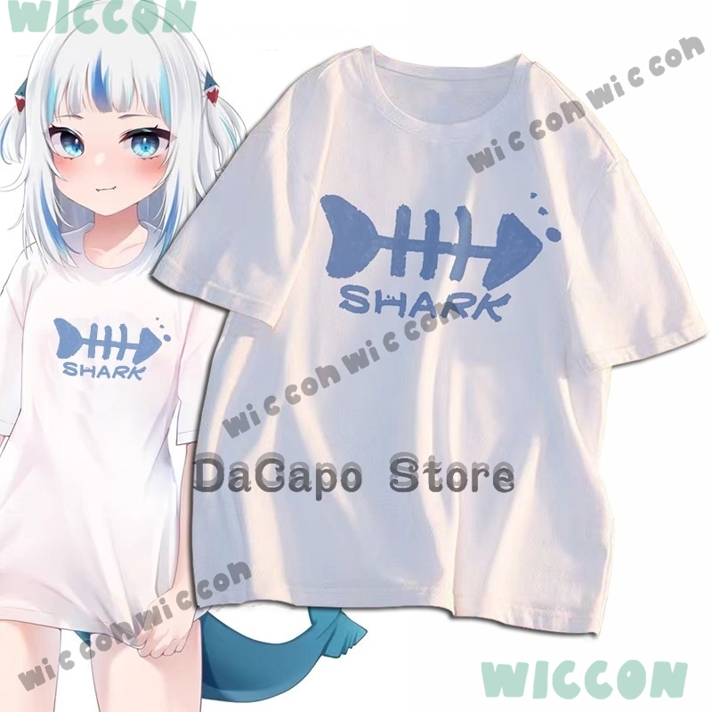 コール Tシャツ衣装サメ Gawr Gura Youtube - Anime Cosplay Youtuber のレビューと価格