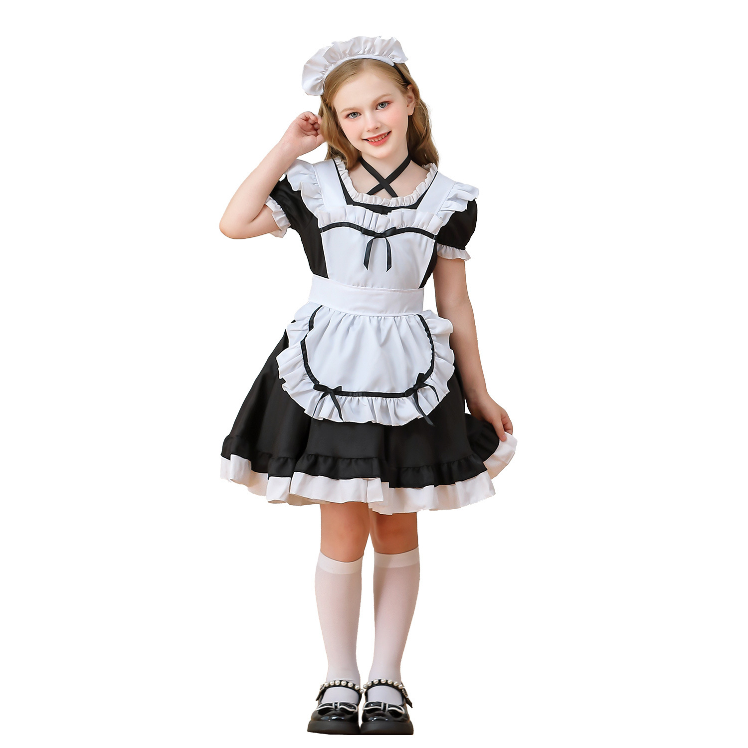 メイドコスプレロリータ衣装ドレス女の子のための日本アニメーシ - Anime Cosplay Simple のレビューと価格