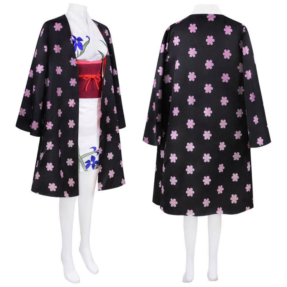 コスプレ衣装 ニコ・ロビン ウノ国着物 花柄マントセット 女 - Anime Cosplay Com のレビューと価格