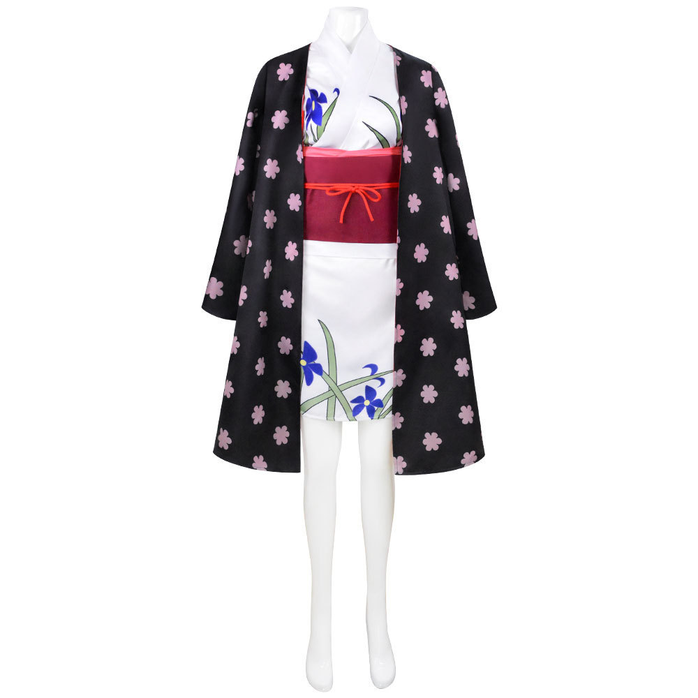 コスプレ衣装 ニコ・ロビン ウノ国着物 花柄マントセット 女 - Anime Cosplay Com のレビューと価格