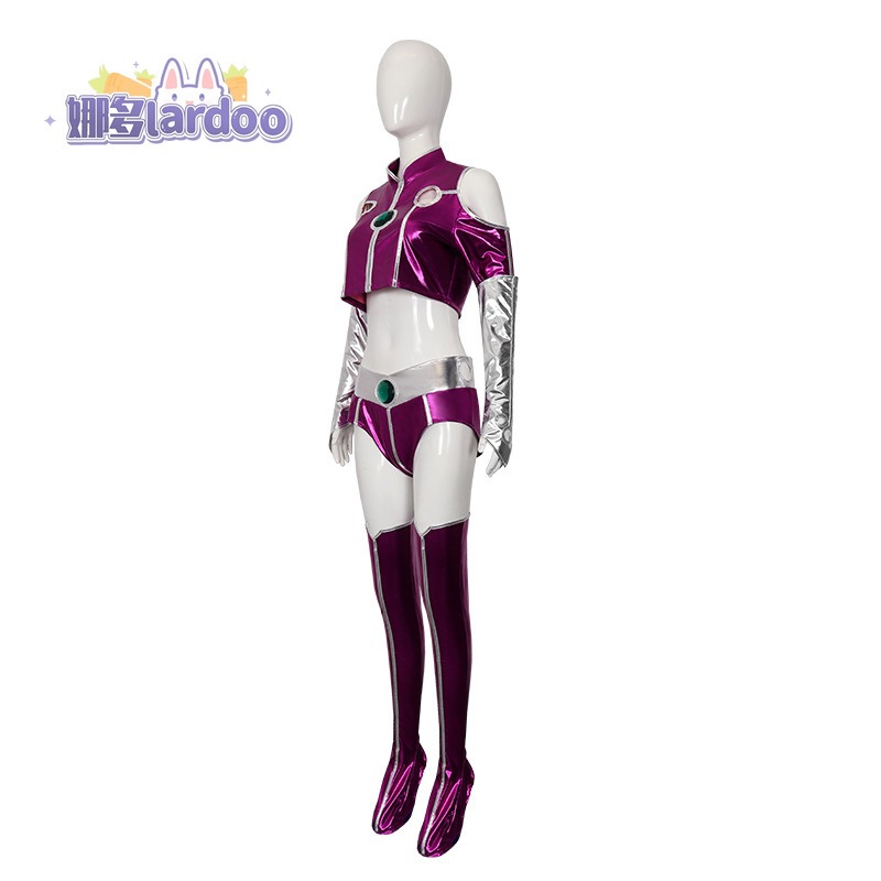 レイブンボーイ マーズ パープル タイト フェイクレザー コ - Anime Cosplay Boy のレビューと価格