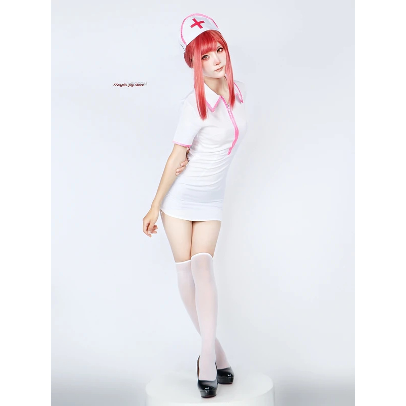 ネネ 2025 マキマ アニメ チェンソーマン コスチューム - Anime Cosplay Nurse のレビューと価格