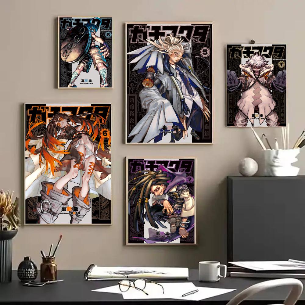 アニメ G-GACHIAKUTA ポスターステッカー HD  - Anime Cosplay Wallpaper のレビューと価格