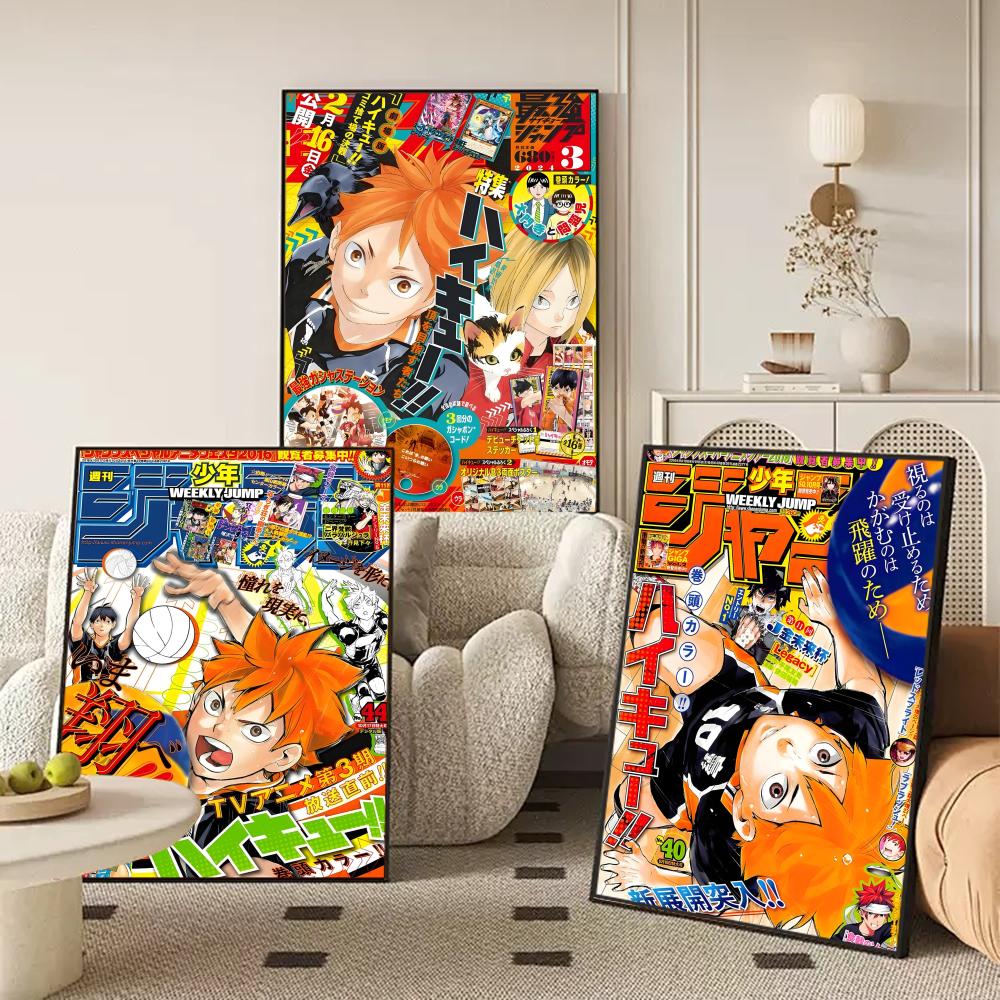 H-Haikyu アニメポスターステッカー HD 防水絵画壁 - Anime Cosplay Wallpaper のレビューと価格