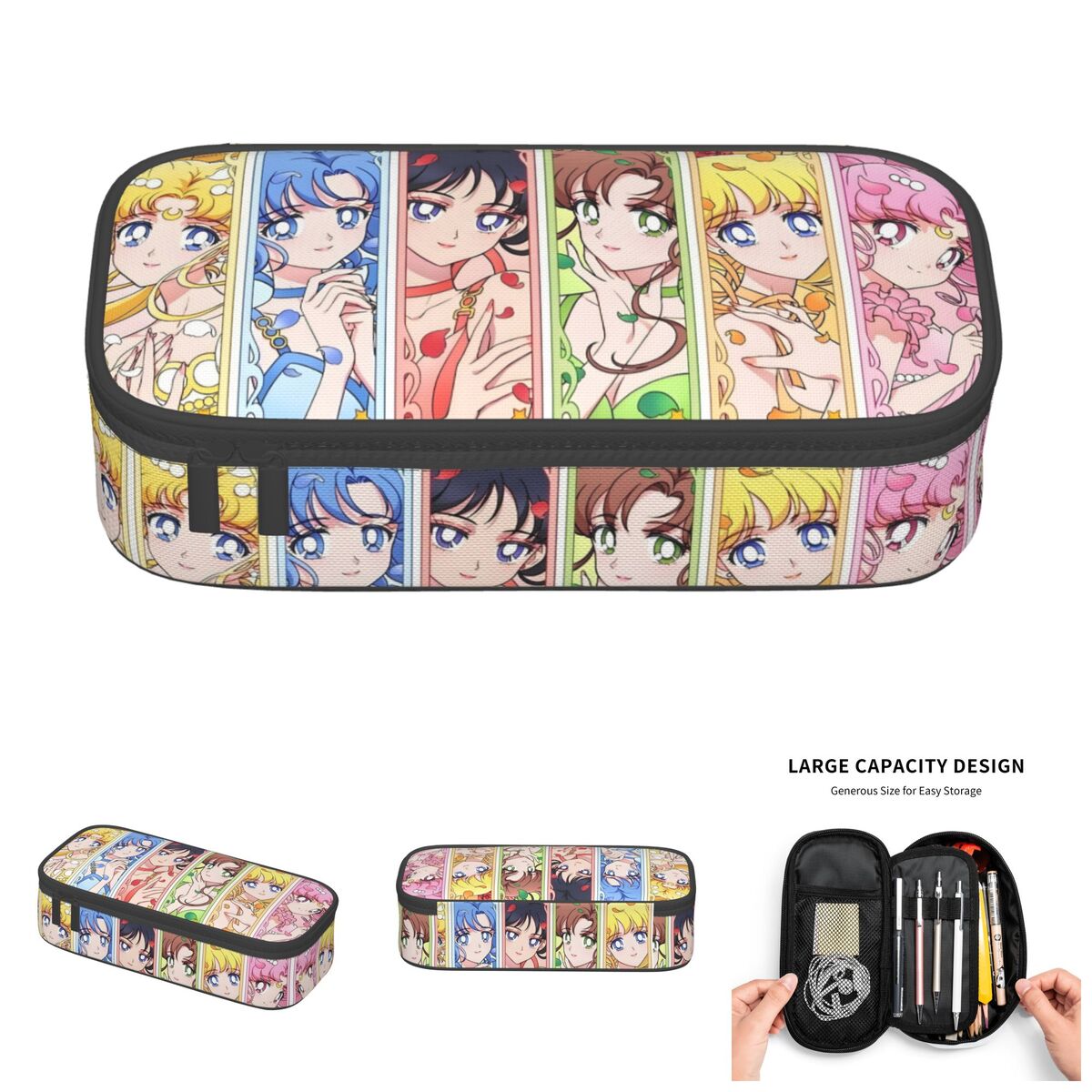 韓国日本スーパーヒーローセーラー鉛筆ケース女の子男の子アニメ - Anime Cosplay Korean Girl のレビューと価格
