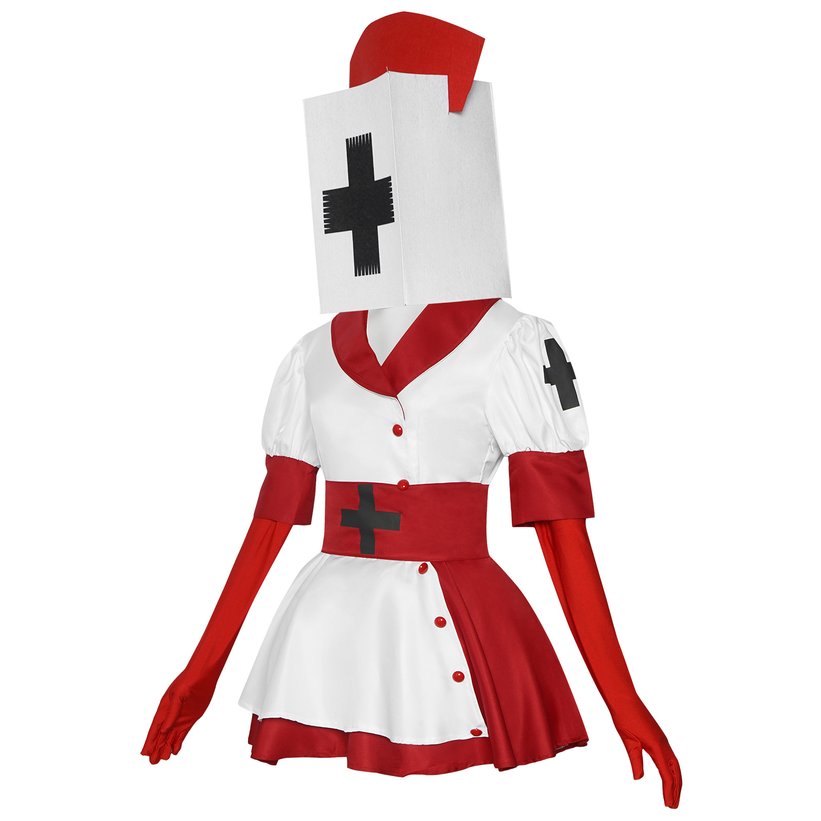 ゲームダークディセプションリーパーナースコスプレ衣装フルセッ - Anime Cosplay Nurse のレビューと価格