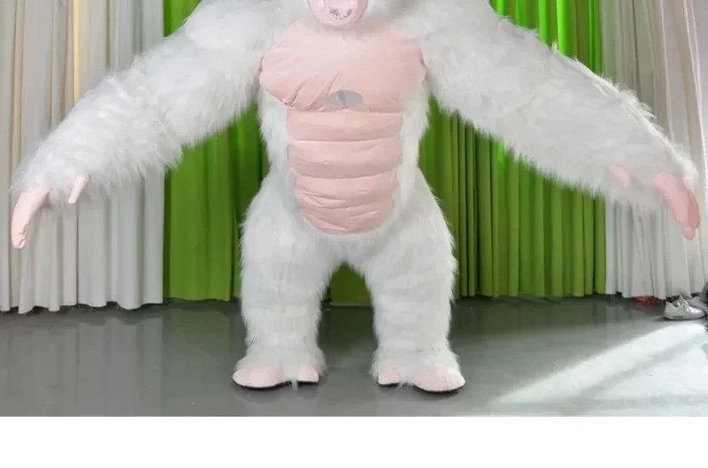 大人のための膨脹可能なゴリラのコスプレ衣装,完全なマスコット - Anime Cosplay Real Life のレビューと価格