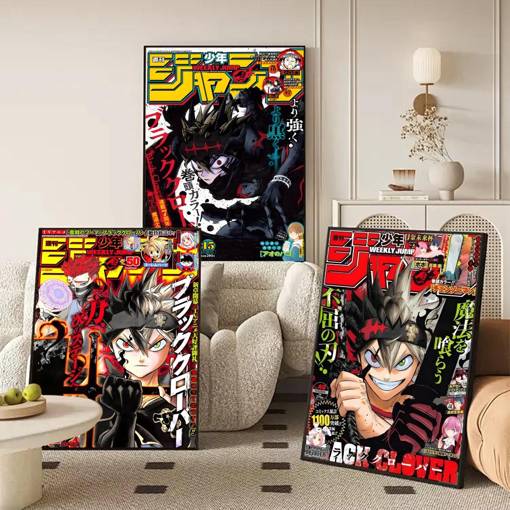 B-ブラッククローバーアニメポスターステッカーHD防水絵画壁 - Anime Cosplay Wallpaper のレビューと価格