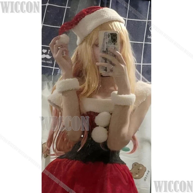 クリスマスレッド北川マリンコスプレアニメ私のドレスアップダー - Anime Cosplay Girl Name のレビューと価格