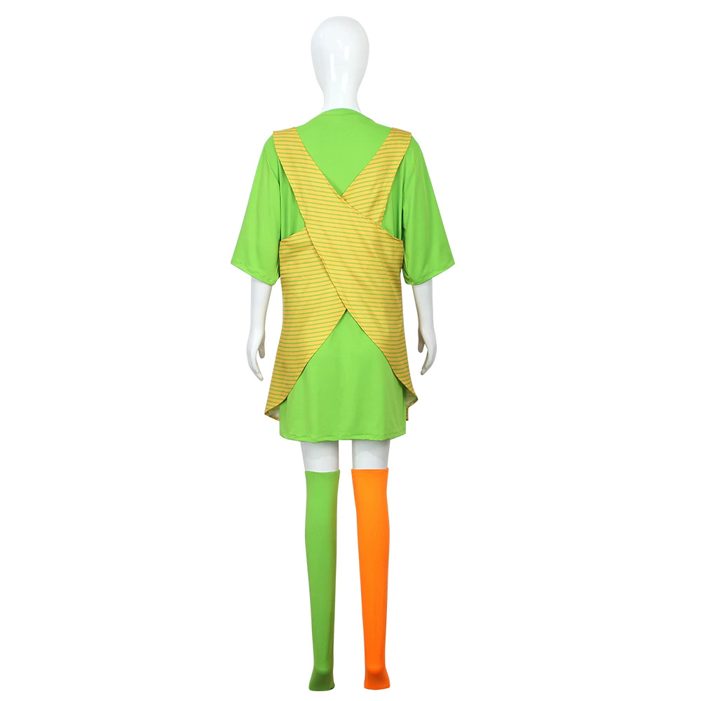 Piippi コスプレ衣装大人用グリーンドレスエプロンソック - Anime Cosplay Boy のレビューと価格
