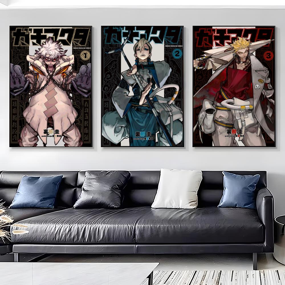 アニメ G-GACHIAKUTA ポスターステッカー HD  - Anime Cosplay Wallpaper のレビューと価格