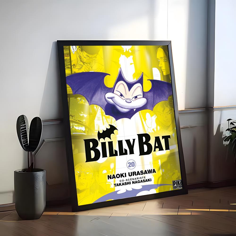 B-ビリーバットアニメポスターステッカー壁画自己粘着壁デカー - Anime Cosplay Wallpaper のレビューと価格
