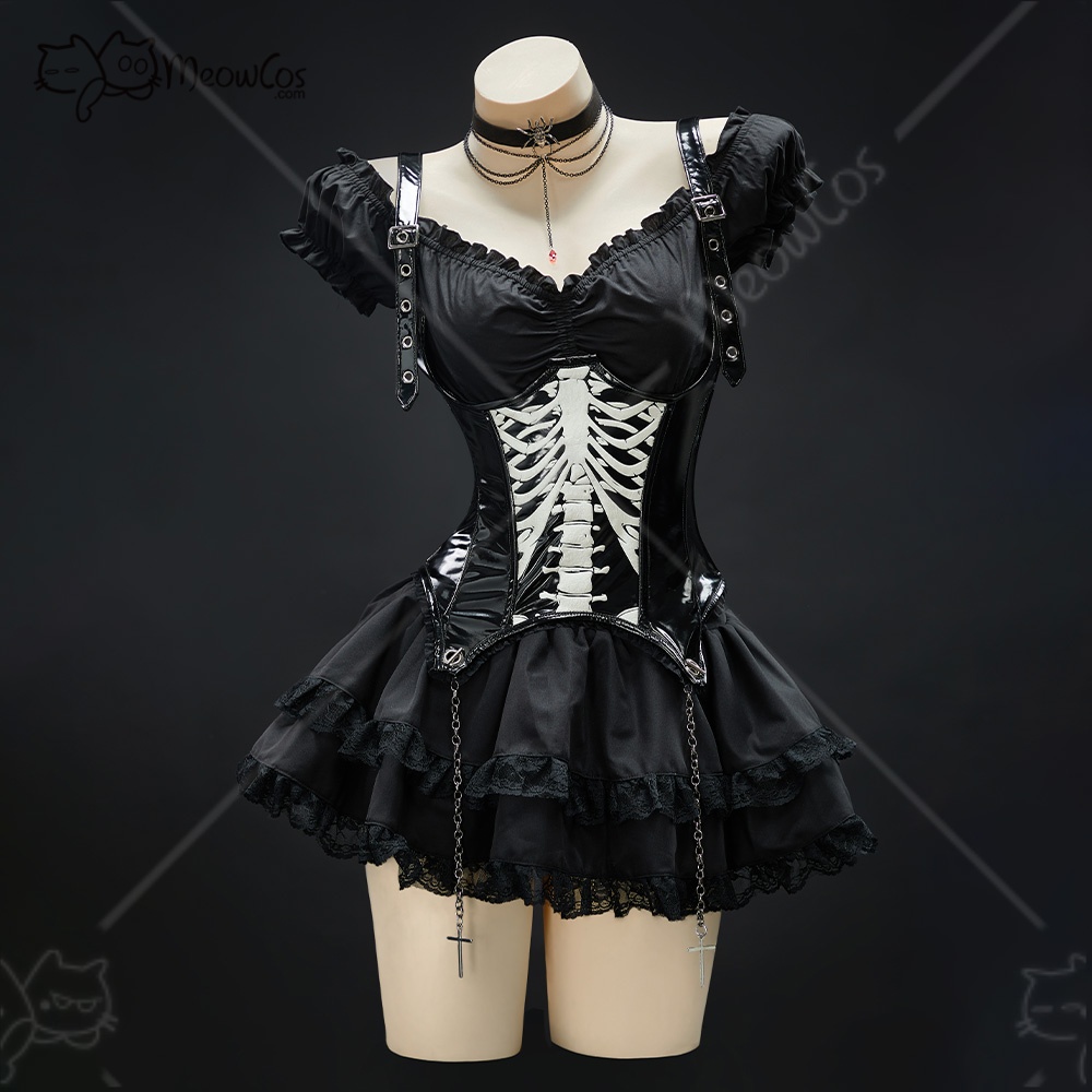 米国株 MEOWCOS ミスミサ ゴシックブラックコルセット - Anime Cosplay Com のレビューと価格