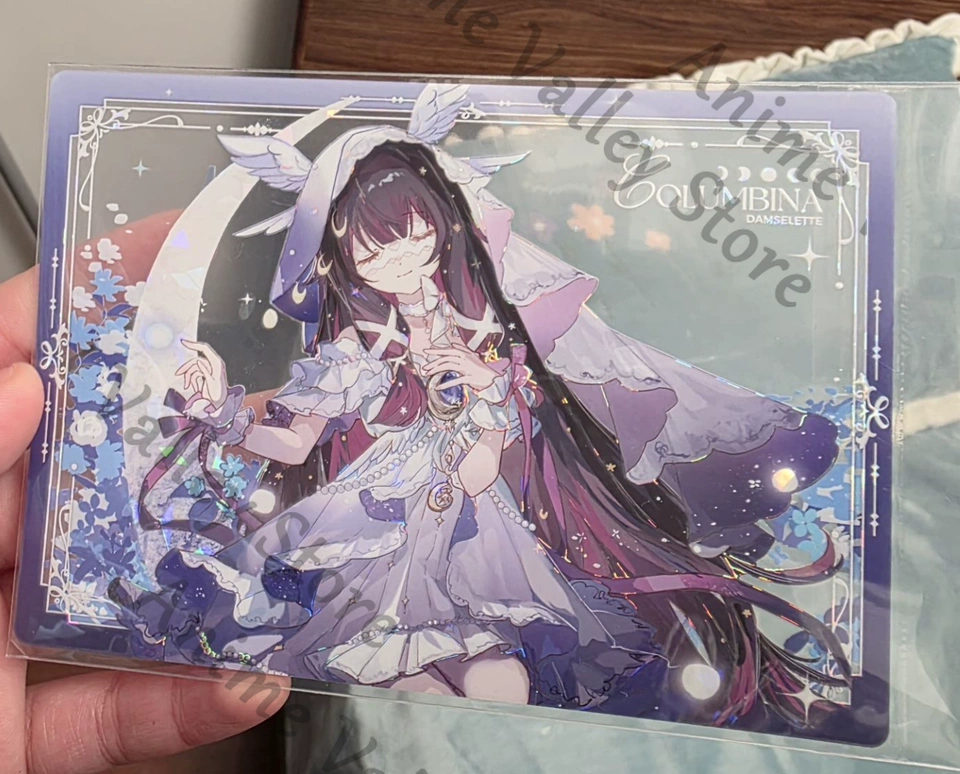 原神アニメコロンビナ・ダムセレッテコスプレアクリルフルページ - Anime Cosplay Coloring Pages のレビューと価格