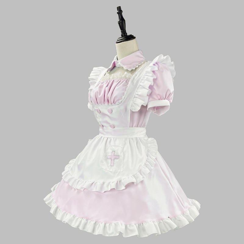 アニメナース制服セットコスプレ衣装かわいいブルー/ピンクメイ - Anime Cosplay Nurse のレビューと価格
