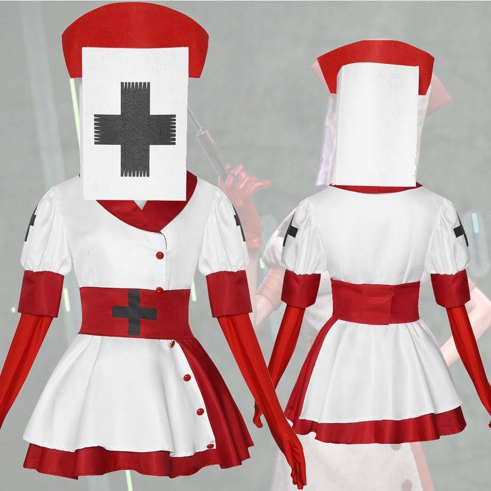 ゲームダークディセプションリーパーナースコスプレ衣装フルセッ - Anime Cosplay Nurse のレビューと価格