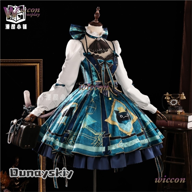 原神インパクト 韓国コーヒーコラボ リネット コスプレ衣装{ - Anime Cosplay Korean Girl のレビューと価格